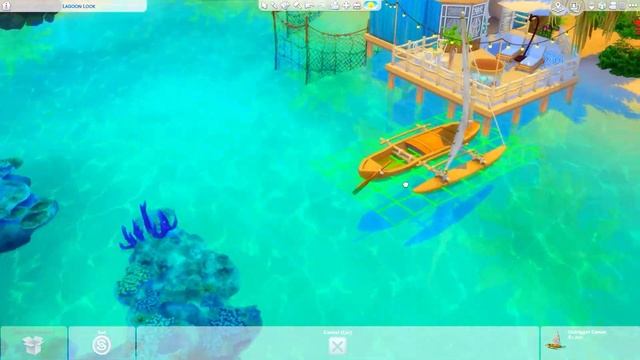 Beach Witch Tiny House // Sims 4 Speed Build смотреть онлайн
