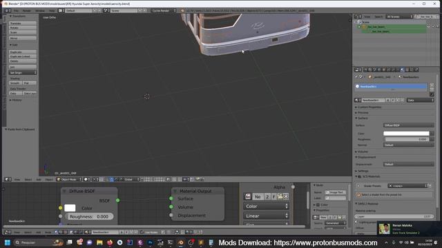Proton Bus Simulator Mods Update: Creating Hyundai Super Aerocity Painting Texture (Part 3 Of 3)