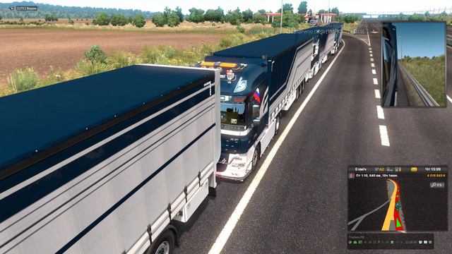 ETS 2. Регулярный конвой ВТК UTC. Книги нужно беречь. 2021.02.14 смотреть онлайн