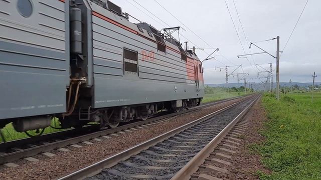 Электровоз 2ЭС5К-155 "Ермак". смотреть онлайн