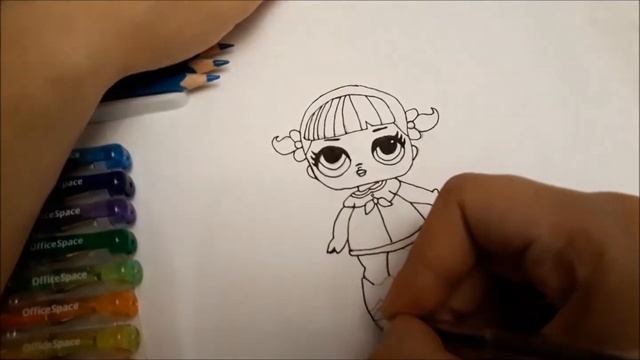 Как нарисовать куклу ЛОЛ? Лёгкие рисунки для срисовки смотреть онлайн