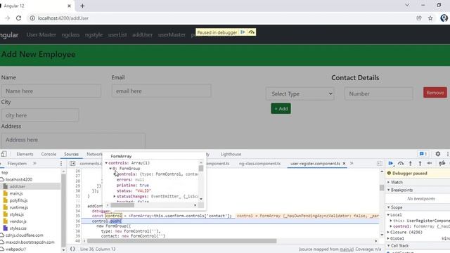 Dynamic Form using Reactive Form Angular 13 | angular tutorial | angular tutorial for beginners смотреть онлайн