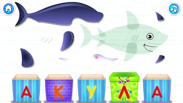 Learn Russian Alphabet   The Letter 'A'   Bini Bambini Game Video