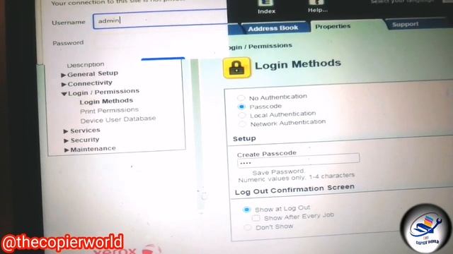 How To Created Copy Password Xerox B1025/1022 || Xerox B1025 Xerox Passcode PIN Set Copy Secure смотреть онлайн
