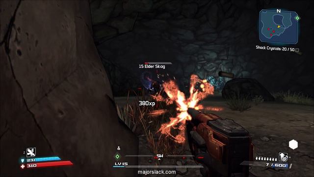 Borderlands GOTY Enhanced PURE PISTOLERO BUILD Walkthrough + ALL DLCs - Part 5: Lost Cave 1 смотреть онлайн