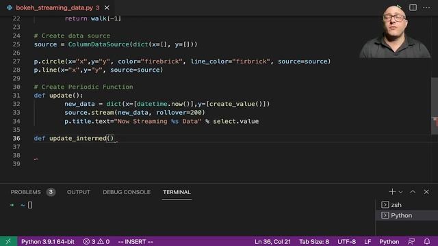Bokeh: Streaming Data смотреть онлайн