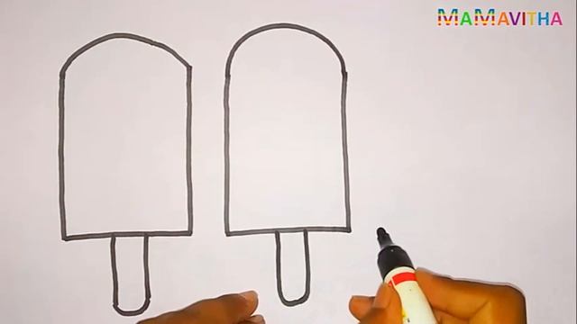 How to draw Rainbow Popsicles Bolalar uchun oson rasm chizish Как нарисовать красивую радужную рыбк смотреть онлайн