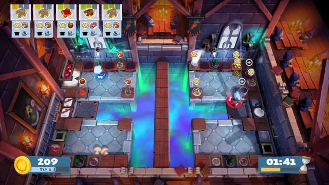 Overcooked 2 How To 3 Star 5-5 With 2 People смотреть онлайн