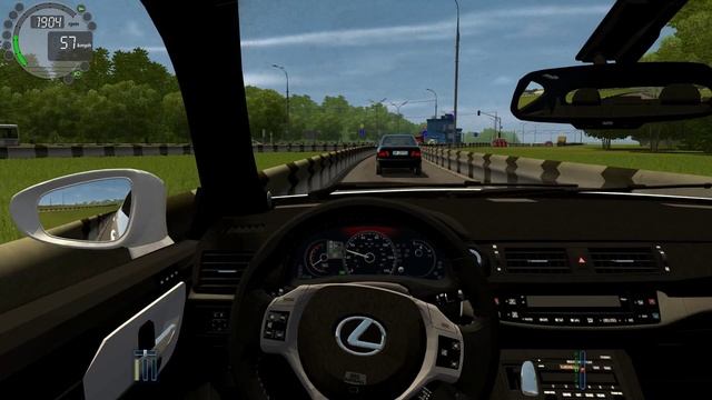 City Car Driving - Lexus CT200h [Logitech G27] смотреть онлайн