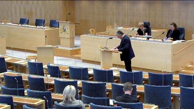 Skattereformen av Kjell Jansson (M) till Finansminister Magdalena Andersson (S) смотреть онлайн