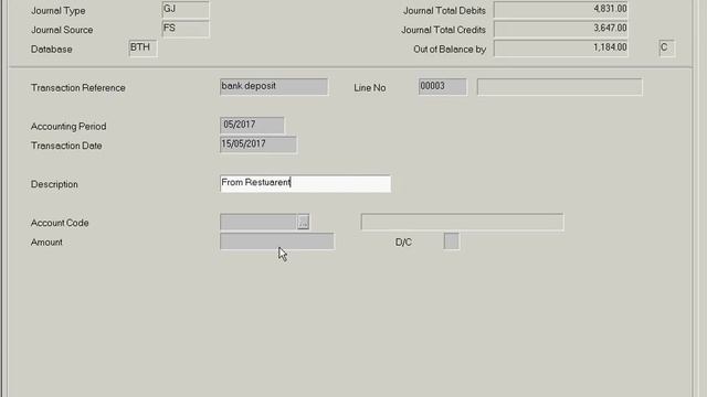 journal entry micros fidelio financial example смотреть онлайн