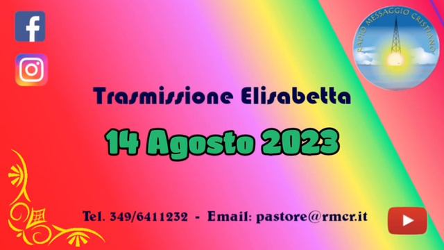 Canti Cristiani E Letture: Elisabetta 14 Agosto 2023 - Musica Cristiana Radio Messaggio Cristiano