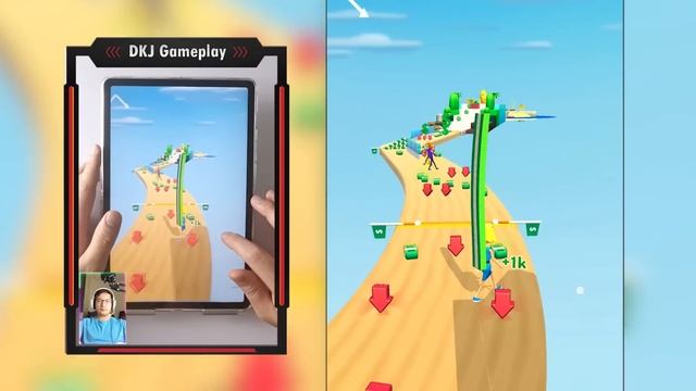 Satisfying Mobile Game: Count Masters, Roof Rails, Number Masters, Tall Man Run, Cube Surfer... смотреть онлайн