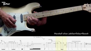 Gary Moore - The Loner Guitar Lesson + Tab (Slow Tempo)