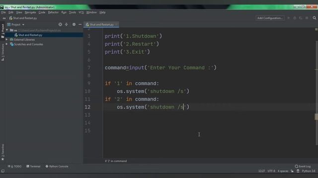 Shutdown PC using Python Coding in Tamil|Python Programming|KKR смотреть онлайн
