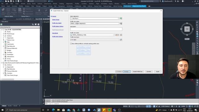 COMO CRIAR UM PERFIL LONGITUDINAL DE FORMA SIMPLES E PRÁTICA NO CIVIL 3D смотреть онлайн