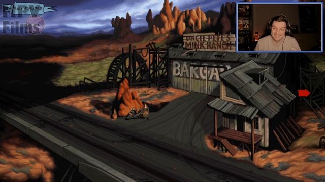 Guitman играет в Full Throttle Remastered (самые интересные моменты) смотреть онлайн