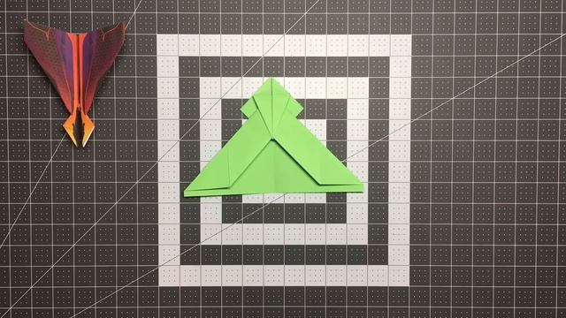 Aggressive Paper Airplane with Two Spikes! — How to Make Stinger смотреть онлайн