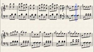 "Can Can" - J. Offenbach (piano sheet music by Tatiana Hyusein)