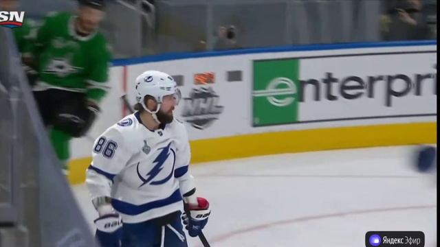 Кучеров! ПЕРВАЯ шайба в финале кубка Стэнли/Kucherov scores the first goal in final of Stanley Cup смотреть онлайн