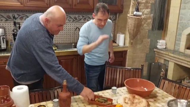 баранина с зелёными помидорами