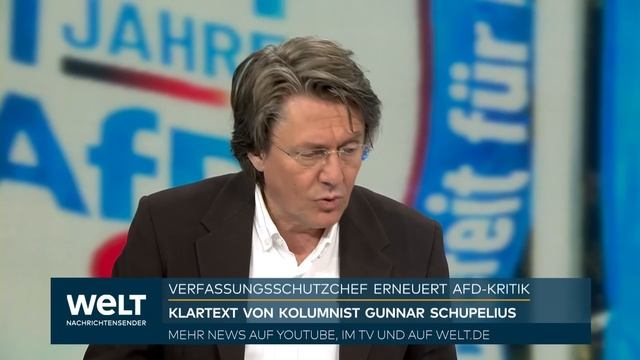 AFD-PARTEITAG: "Verfassungsschutz wird nicht mehr Ernst genommen" Gunnar Schupelius I WELT Analyse смотреть онлайн