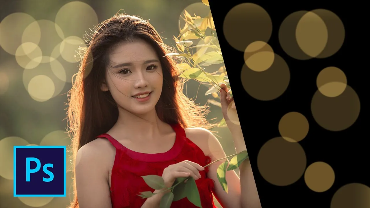 Как сделать боке в фотошопе смотреть онлайн