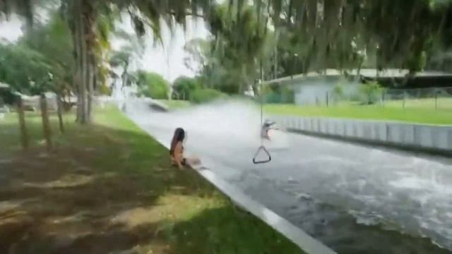 Нереально красивое видео! ?Катание босиком по воде за катером и самолетом. смотреть онлайн