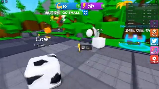 СИМУЛЯТОР СТРОНГМЕНА! СТАЛ ЧИТЕРОМ В ИГРЕ ! ROBLOX Strong Simulator смотреть онлайн