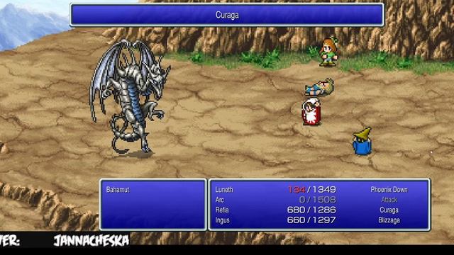Final Fantasy III - PR - #16 - Bahamut's Lair & Falgabard смотреть онлайн