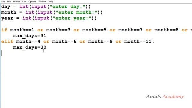 Valid Date Program | Python Tutorials смотреть онлайн