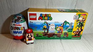 Lego Super Mario Дикси Конг в джунглях + Kinder Maxi Natoons
