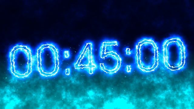 1 Hour 30 Minutes Countdown Timer - Electric ⚡☄[4K]