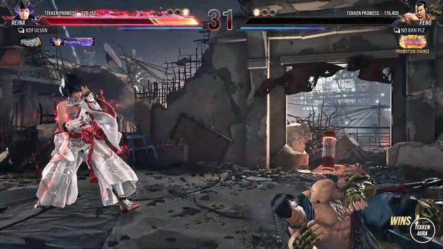 Tekken 8 ▰ KDF Ulsan (Reina) Vs NO BAN PLZ (Feng) ▰ Ranked Matches! смотреть онлайн