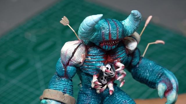 Realistic MINECRAFT Warden And Axolotl Diorama / Polymer Clay / Resin Art