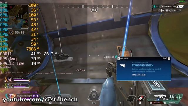 AMD Ryzen 7 2700U \ Radeon RX Vega 10 \ Apex Legends @720p low settings (well playable) смотреть онлайн