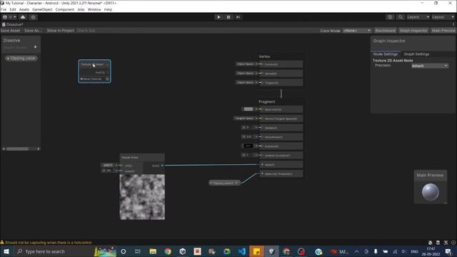 Dissolve effect using shader graph in Unity| Unity shader graph tutorial смотреть онлайн