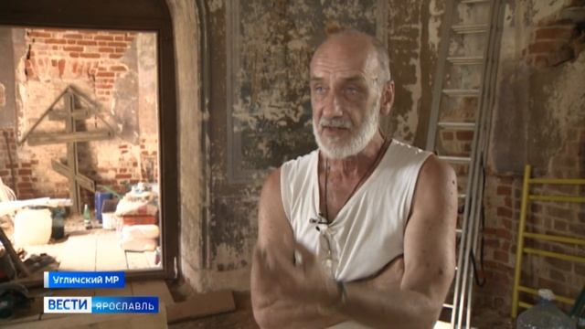 В Ярославской области реконструируют храм, построенный на деньги семьи Тютчевых смотреть онлайн