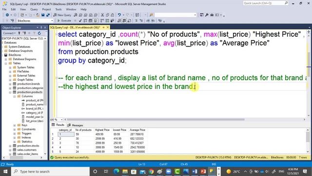 30 - | MS SQL Server For Beginners | - | Group by .. Having| смотреть онлайн