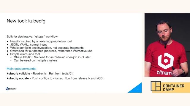 kubecfg: express the patterns in your declarative Kubernetes config - Angus Lees (Bitnami) смотреть онлайн