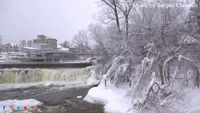 Самая красивая мелодия в мире! Прекрасные мелодии до слёз ... Звук тишины! Зимняя, любовь. смотреть онлайн