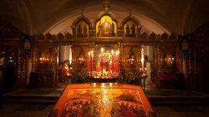 Тропари Пасхи на грузинском языке.