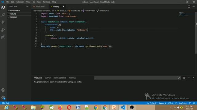 React State | ReactJS Tutorial | Tamil | Part -10 | 2020 смотреть онлайн