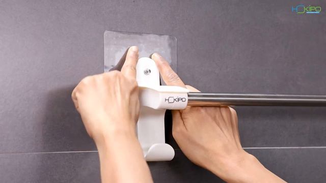 HOKIPO Magic Sticker Series | Self Adhesive Bathroom Towel Hanger with 2 Hooks (AR1502) смотреть онлайн