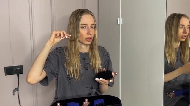 РАСПАКОВКА СТАЙЛЕРА DYSON VINCA BLUE/ ДЕЛАЮ УКЛАДКУ ПЕРВЫЙ РАЗ!