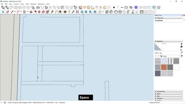 Create Import Floor Plan l 5 l Sketchup l AutoCAD l Tutorials смотреть онлайн