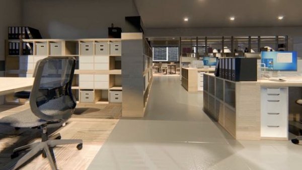 Open Space Office Design - 9x10design #StayHome #WithMe