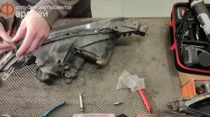 Установка билед AOZOOM A10  # Mazda 3 BK
