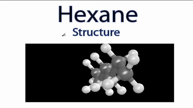 Hexane Structure (C6H14) смотреть онлайн