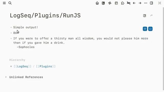 LogSeq RunJS Plugin | Run arbitrary JS code in your LogSeq graph смотреть онлайн